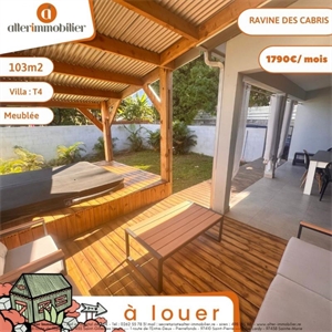 villa à la location -   97410  SAINT PIERRE, surface 103 m2 location villa - UBI480132881